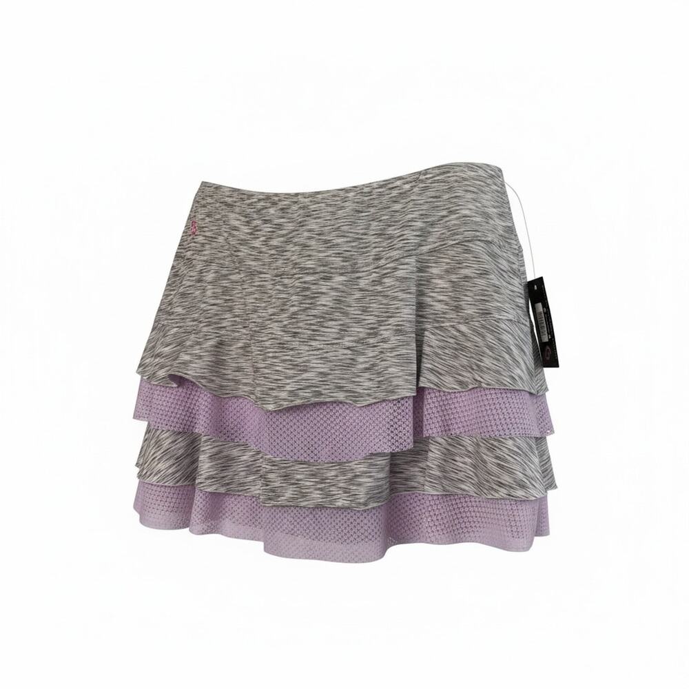 Bolle Crosscourt Purple Pursuit Pleated Skirt - Size XL - NWT